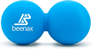 Peanut Massage Ball, Double Lacrosse Ball - Blue