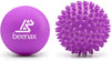 Lacrosse & Hard Spiky Massage Ball Set - Purple