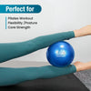 Soft Pilates Ball, 23cm Mini Gym Exercise Ball - Blue