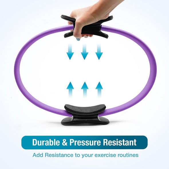Pilates Ring Exercise Circle 14inch, 12inch - Purple