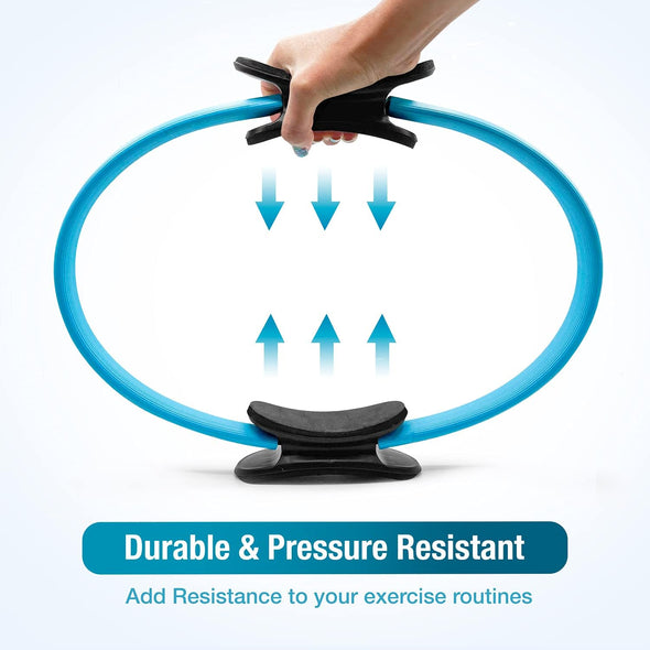 Pilates Ring Exercise Circle 14inch, 12inch - Blue