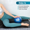 Soft Pilates Ball, 23cm Mini Gym Exercise Ball - Blue