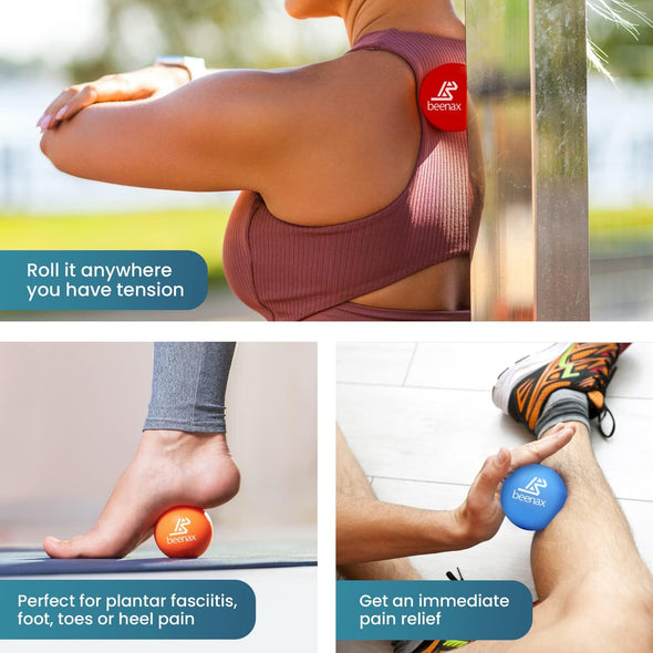 Lacrosse Massage Ball - Red