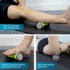Foot Massage Roller and Hard Spiky Ball Set - Grey