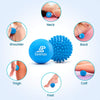 Lacrosse & Hard Spiky Massage Ball Set - Blue