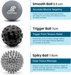 Massage Balls (Set of 3) - Grey