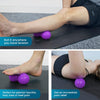Hard Spiky Massage Ball Roller Set - Purple