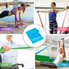 Long Resistance Bands (Set of 3) - Red, Purple, Blue