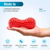 Hard Spiky Massage Ball Roller Set - Red