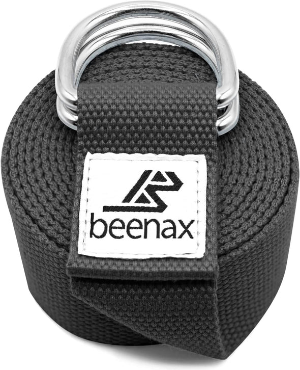 Yoga Strap Belt 1.85M, 2.45M - Black